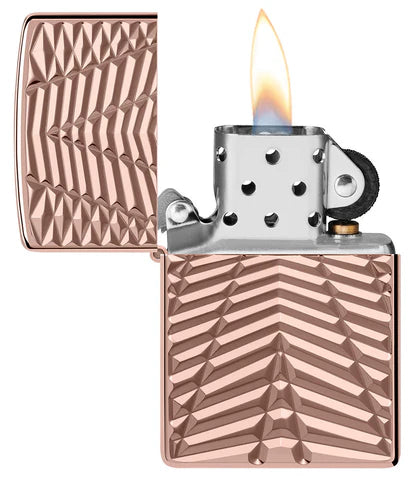 Zippo armor geometric pattern