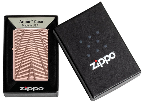 Zippo armor geometric pattern