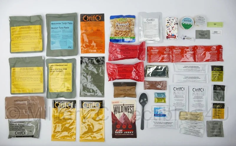 Nederlandse leger rantsoen Operationeel Rantsoen menu 7 4910 Kcal