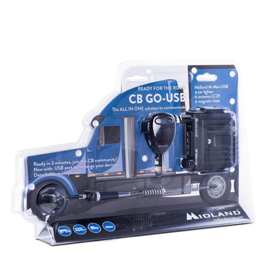 Midland CB Go Set met USB 27mc 12volt