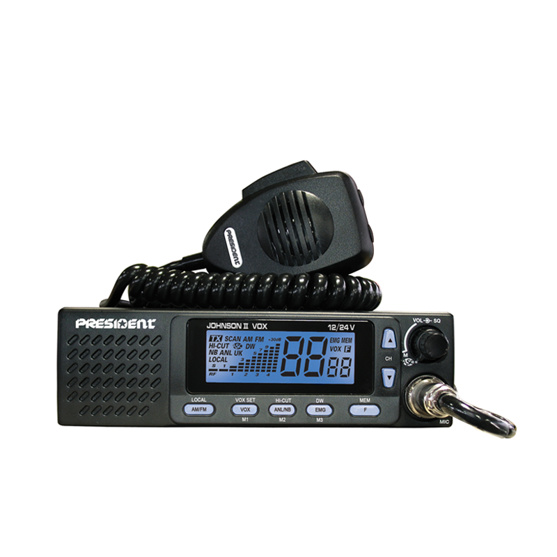 President Johnson II 27MC transceiver 12/24 volt