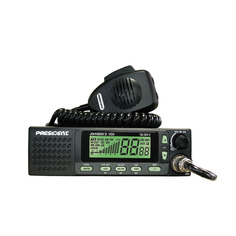 President Johnson II 27MC transceiver 12/24 volt