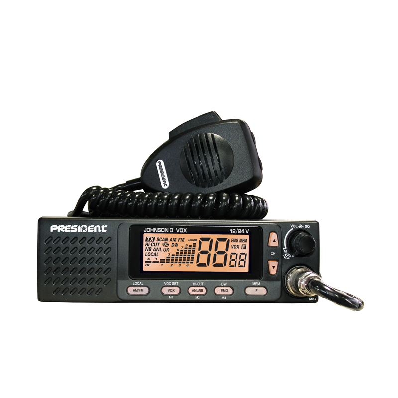 President Johnson II 27MC transceiver 12/24 volt