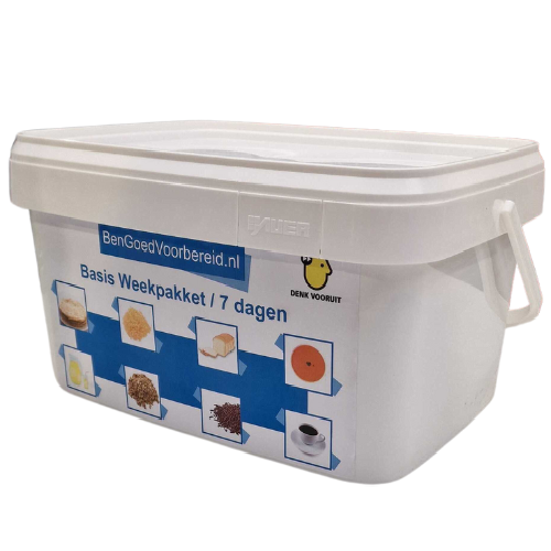 4 x Compleet Noodrantsoen 2800 Kcal / Dag 30 jaar houdbaar Weekbox voor 4 weken