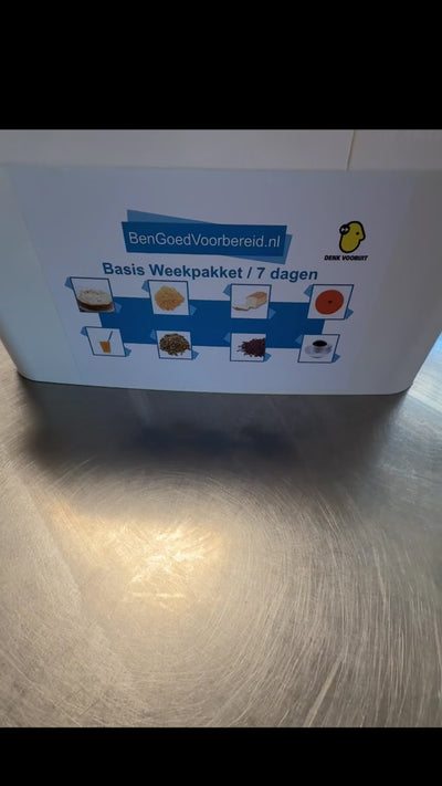 Compleet Noodrantsoen 2800 Kcal / Dag 30 jaar houdbaar Weekbox