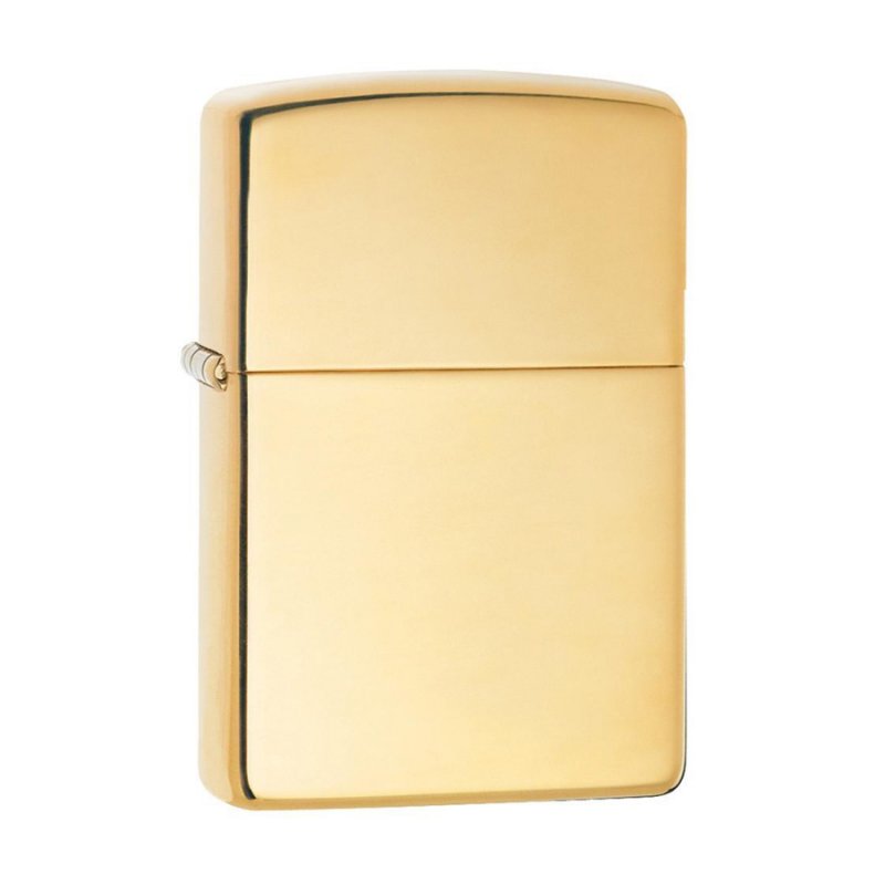 Zippo 18 carat gold in luxe doos, massief goud