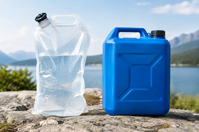 Waterzak versus waterjerrycan: welke kiest u?