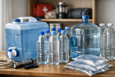 Hoe bewaar je noodwater thuis?