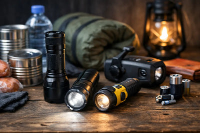 Beste zaklampen voor crisisvoorraad kiezen