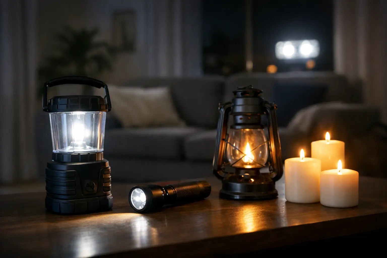 Welke verlichting tijdens stroomuitval kies je?