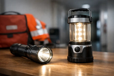 Zaklamp of lantaarn noodverlichting kiezen