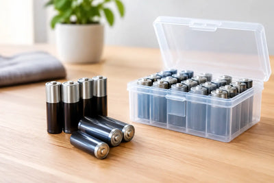 Noodbatterijen bewaren zonder capaciteitsverlies