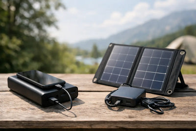 Powerbank versus zonnepaneel noodstroom