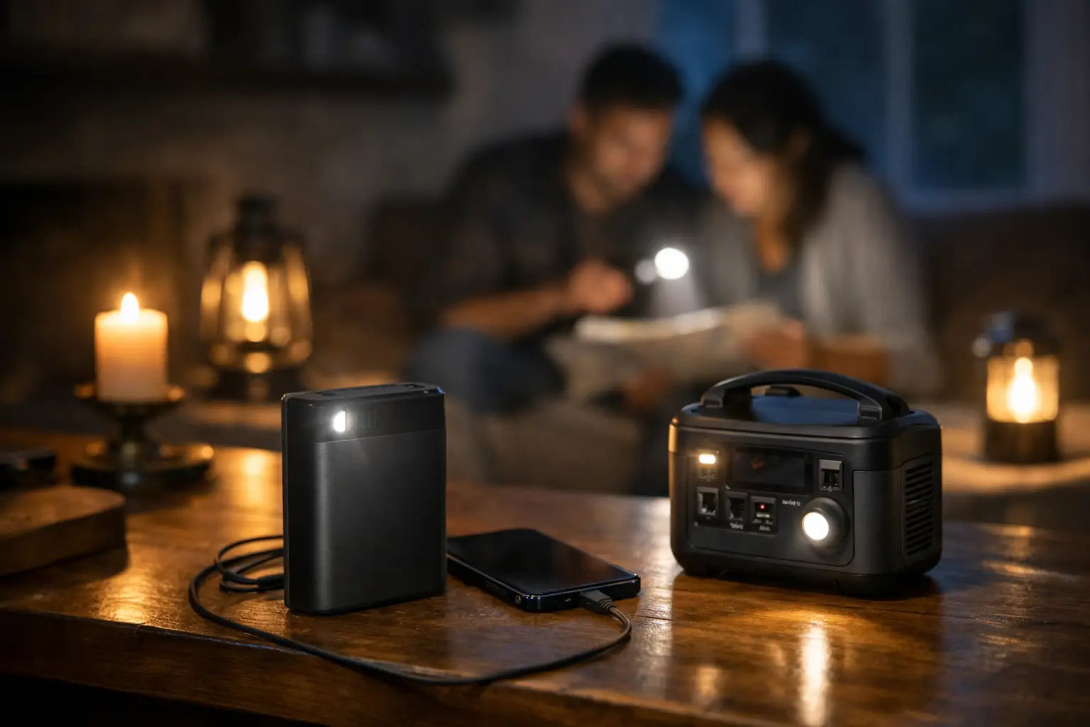 Welke powerbank werkt bij stroomuitval?