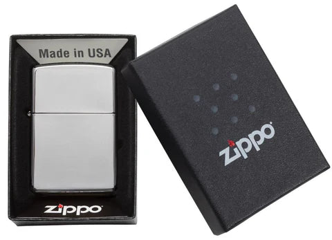 Zippo chrome high polish