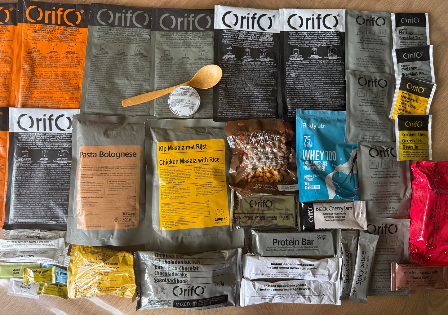 Nederlandse leger rantsoen Operationeel Rantsoen menu 4304 Kcal