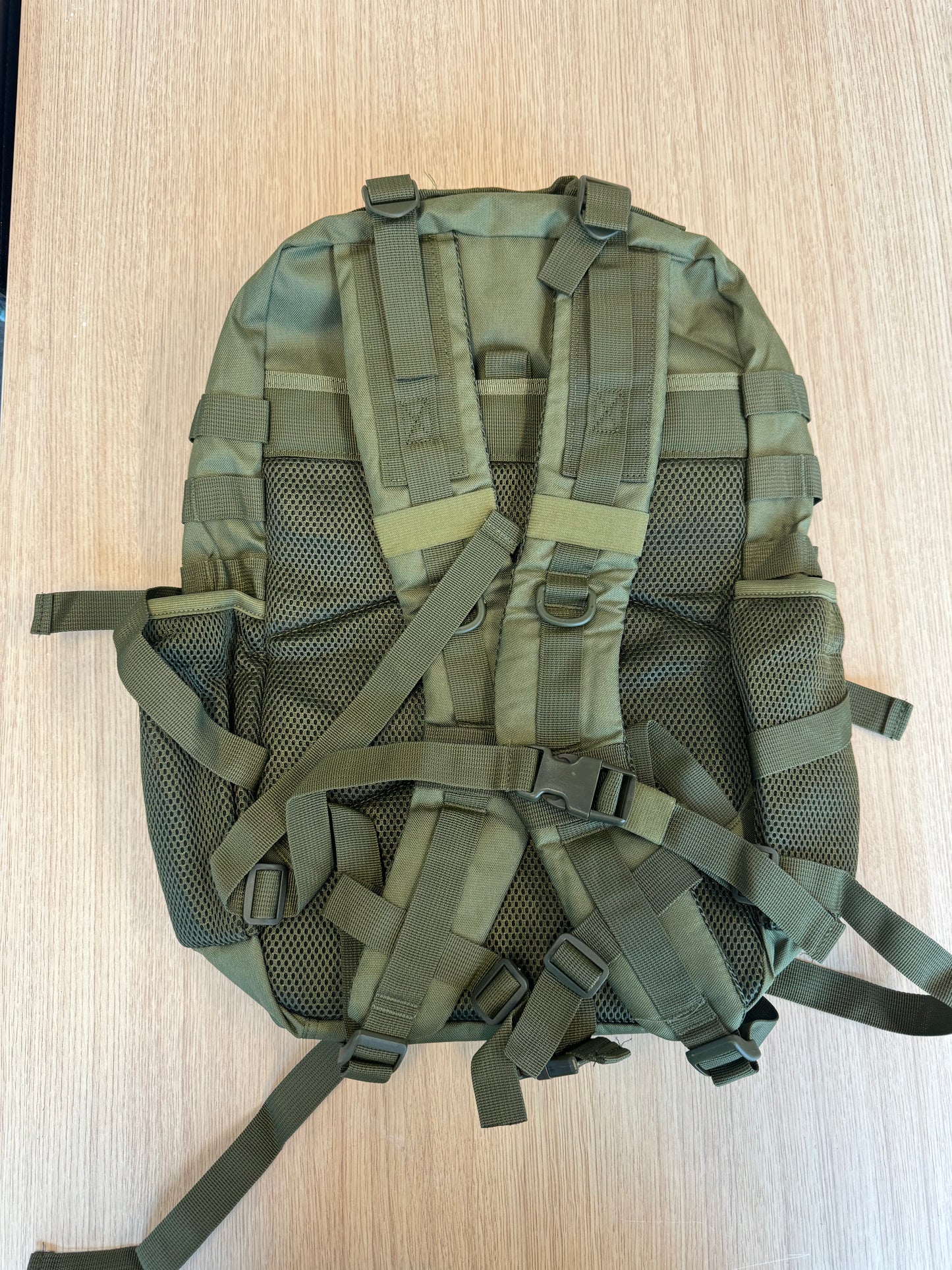 Backpack US army assault rugtas donkergroen, inhoud 50 liter