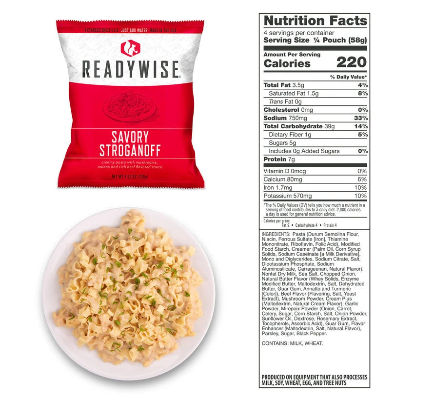 Readywise Noodrantsoen Ready Grab Bag 60 servings