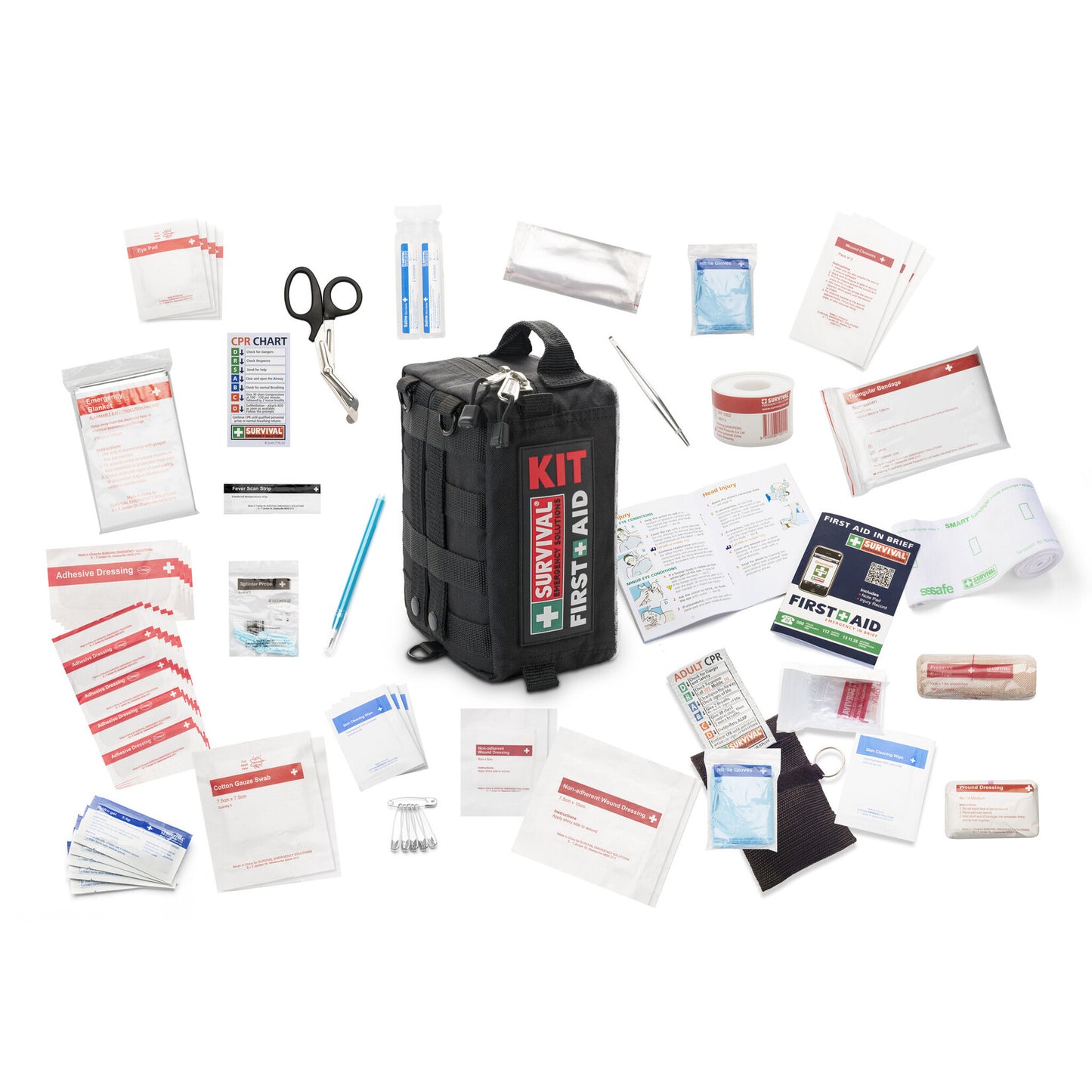 Vehicle First Aid Kit survival / SURVIVAL EHBO-kit voor in de auto